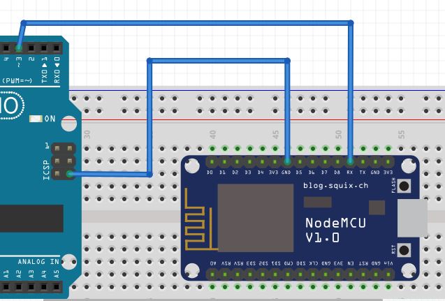 Arduino Connecting Arduino Uno With Esp8266 Icircuit