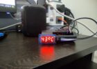 raspberry pi tm1637 temperature display