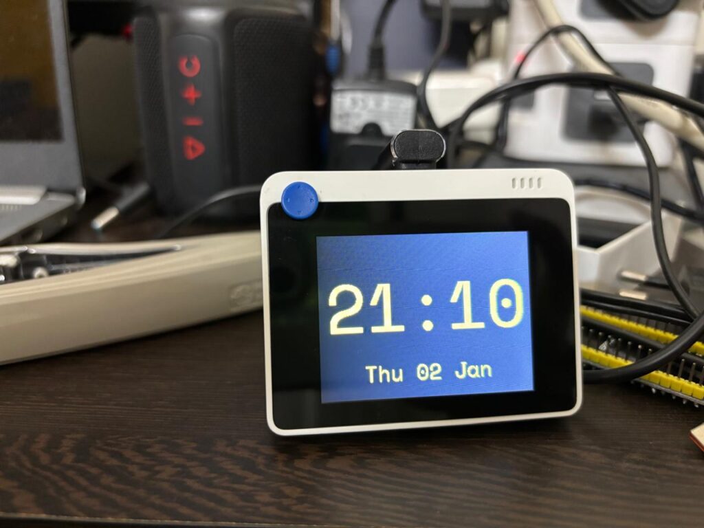 wio terminal NTP based digital clock